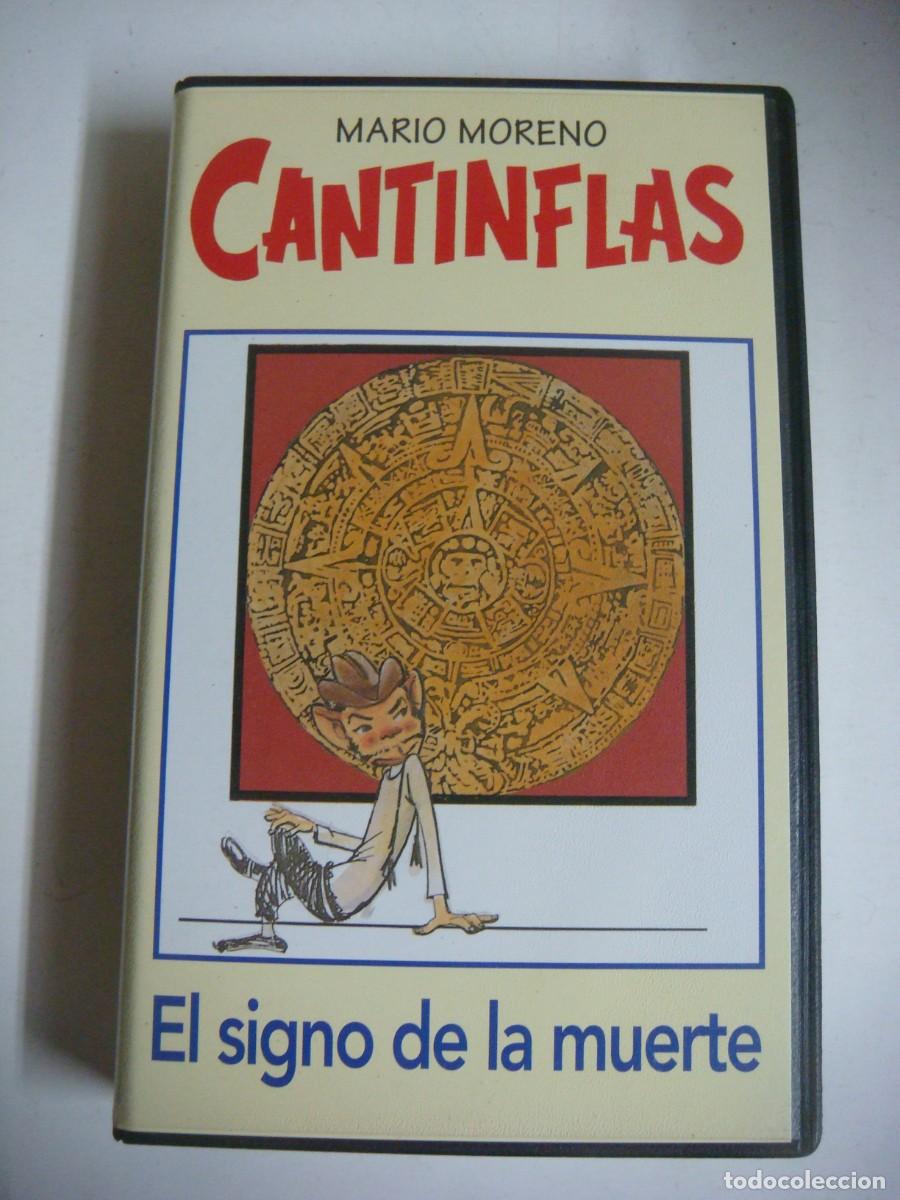 Cine: V.H.S.DE EL SIGNO DE LA MUERTE DE MARIO MORENO CANTINFLAS-(&)