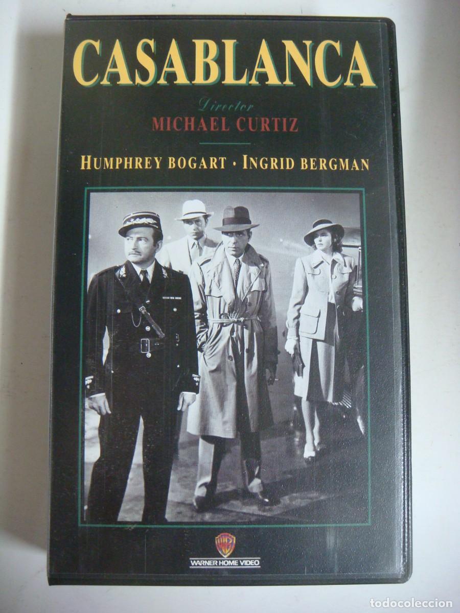 Cine: V.H.S.DE CASABLANCA DE HUMPHREY BOGART-(&)