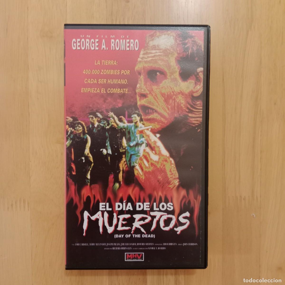 Cine: EL DIA DE LOS MUERTOS - VHS - GEORGE A. ROMERO - MANGA HOME VIDEO - A&Ntilde;O 1985.