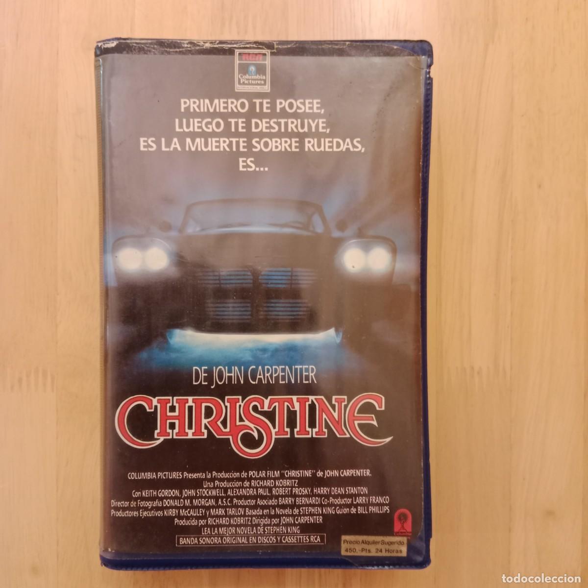 Cine: CHRISTINE - VHS - JOHN CARPENTER - RCA COLUMBIA PICTURES - A&Ntilde;O 1983.