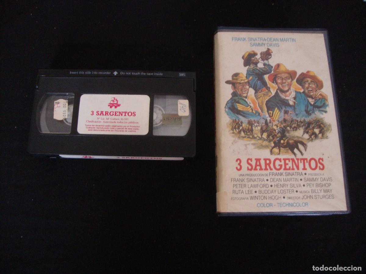 Cine: VIDEO VHS 3 SARGEENTOS