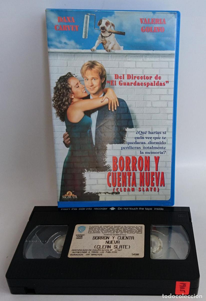 Cine: BORRON Y CUENTA NUEVA CLEAN SLATE EN VHS EN CAJA GRANDE