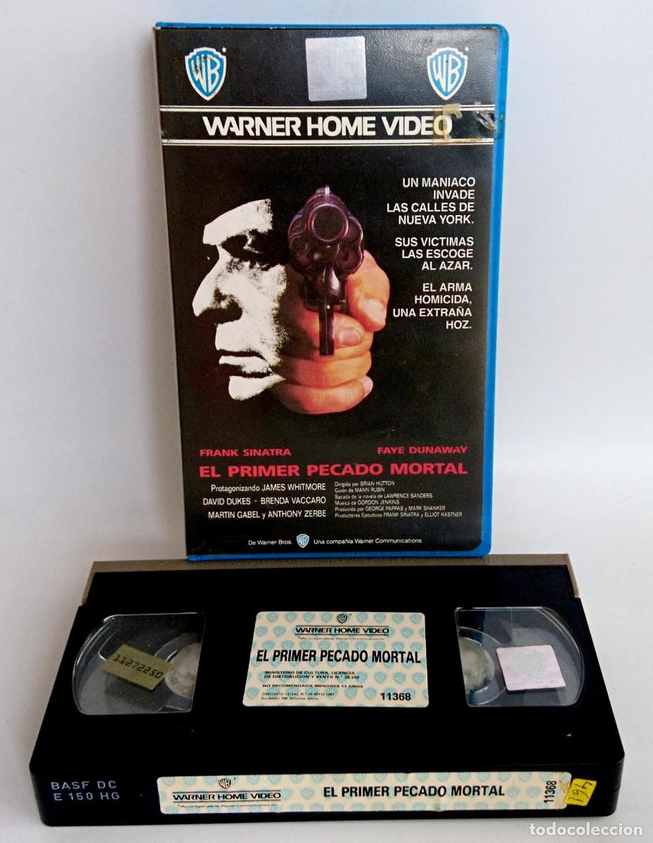 Cine: EL PRIMER PECADO MORTAL DE FRANK SINATRA FAYE DUNAWAY DIRIGIDA BRIAN HUTTON VHS CAJA DE WARNER BROS