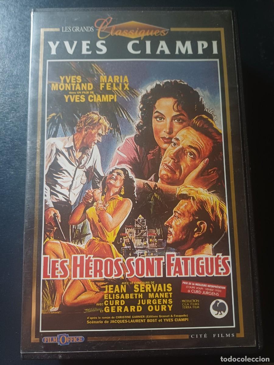Cine: Les h&eacute;ros sont fatigu&eacute;s. Yves Montand, Mar&iacute;a Felix, Curd Jurgens, Jean Servais, Gerard Oury.