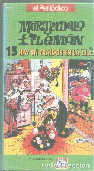 Cine: VHS, El Periodico numero 15 : Mortadelo y Filemon &nbsp;hay un traidor en la T.i.A.