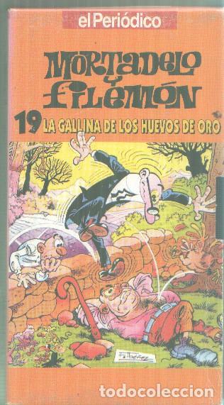 Cine: VHS, El Periodico numero 19 : Mortadelo y Filemon La gallina de los huevos de oro &nbsp;