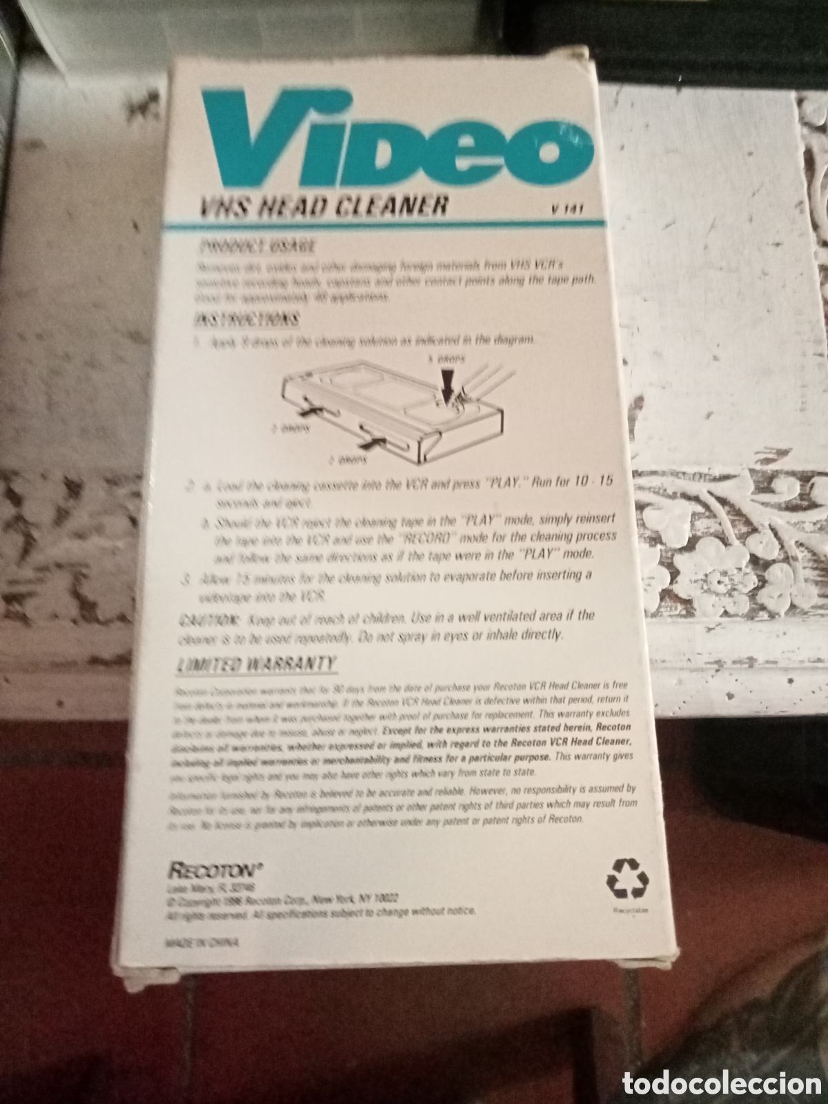 Cine: VHS head cleaner recoton - Foto 2