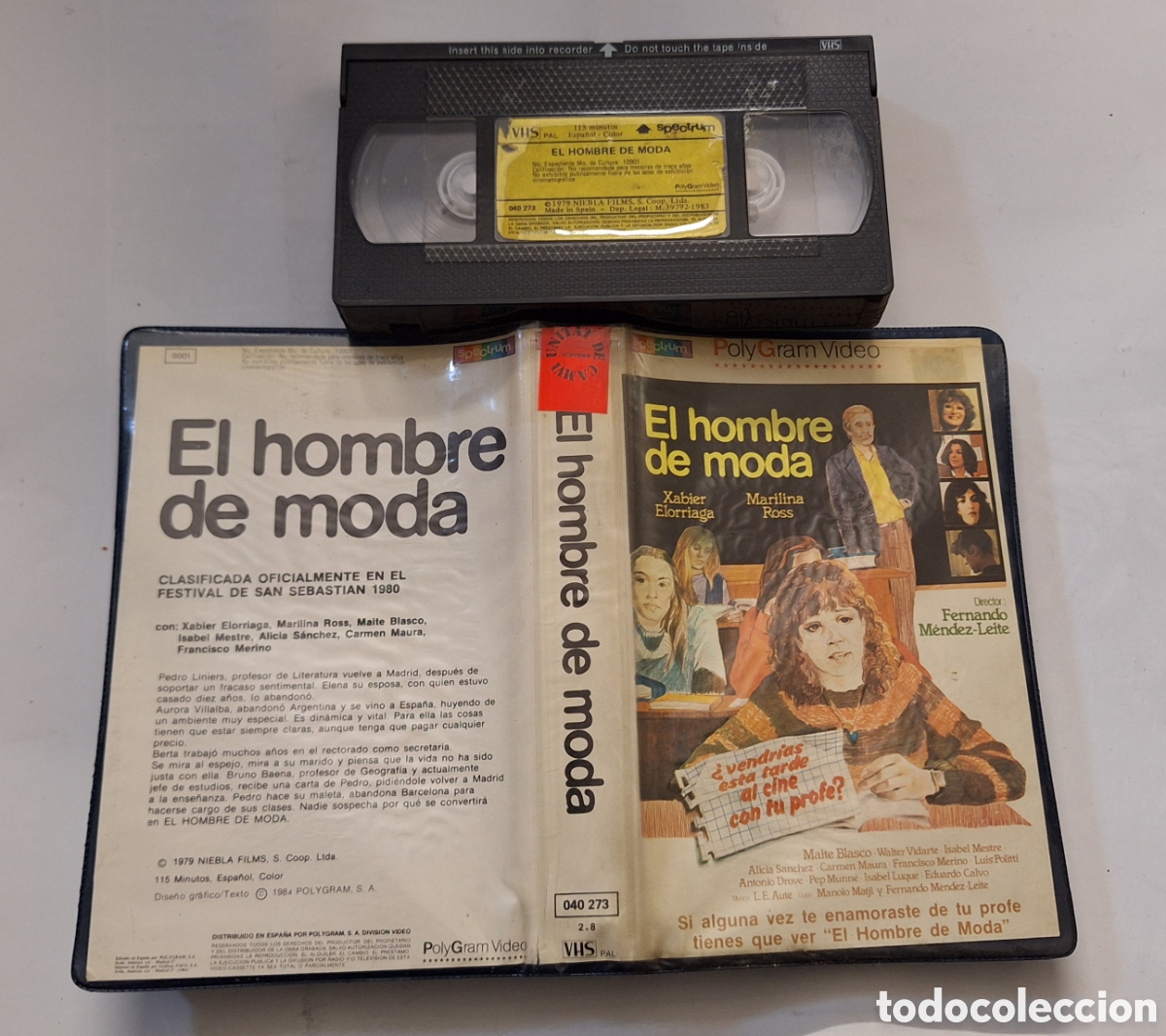 Cine: El Hombre de Moda VHS Descatalogada