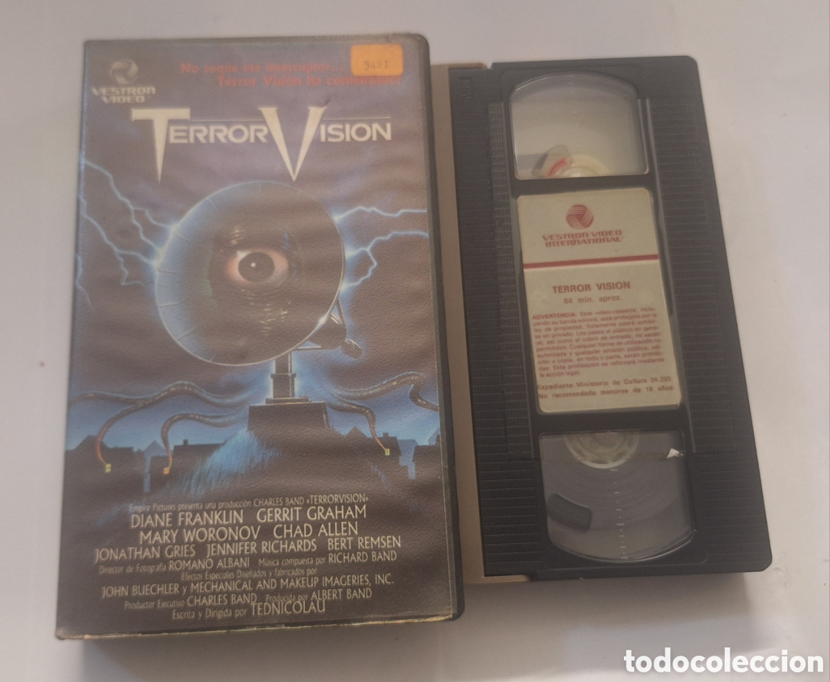 Cine: Terror Vision VHS Descatalogada