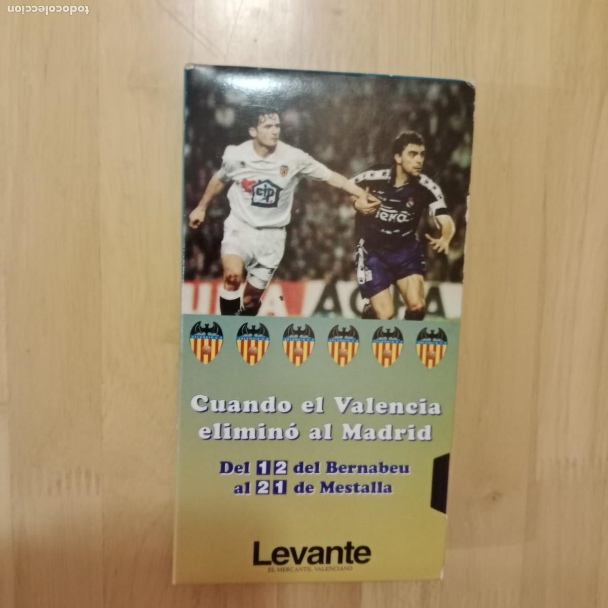 Cine: CUANDO EL VALENCIA C.F. ELIMINO AL REAL MADRID - VHS - A&Ntilde;O 1995.