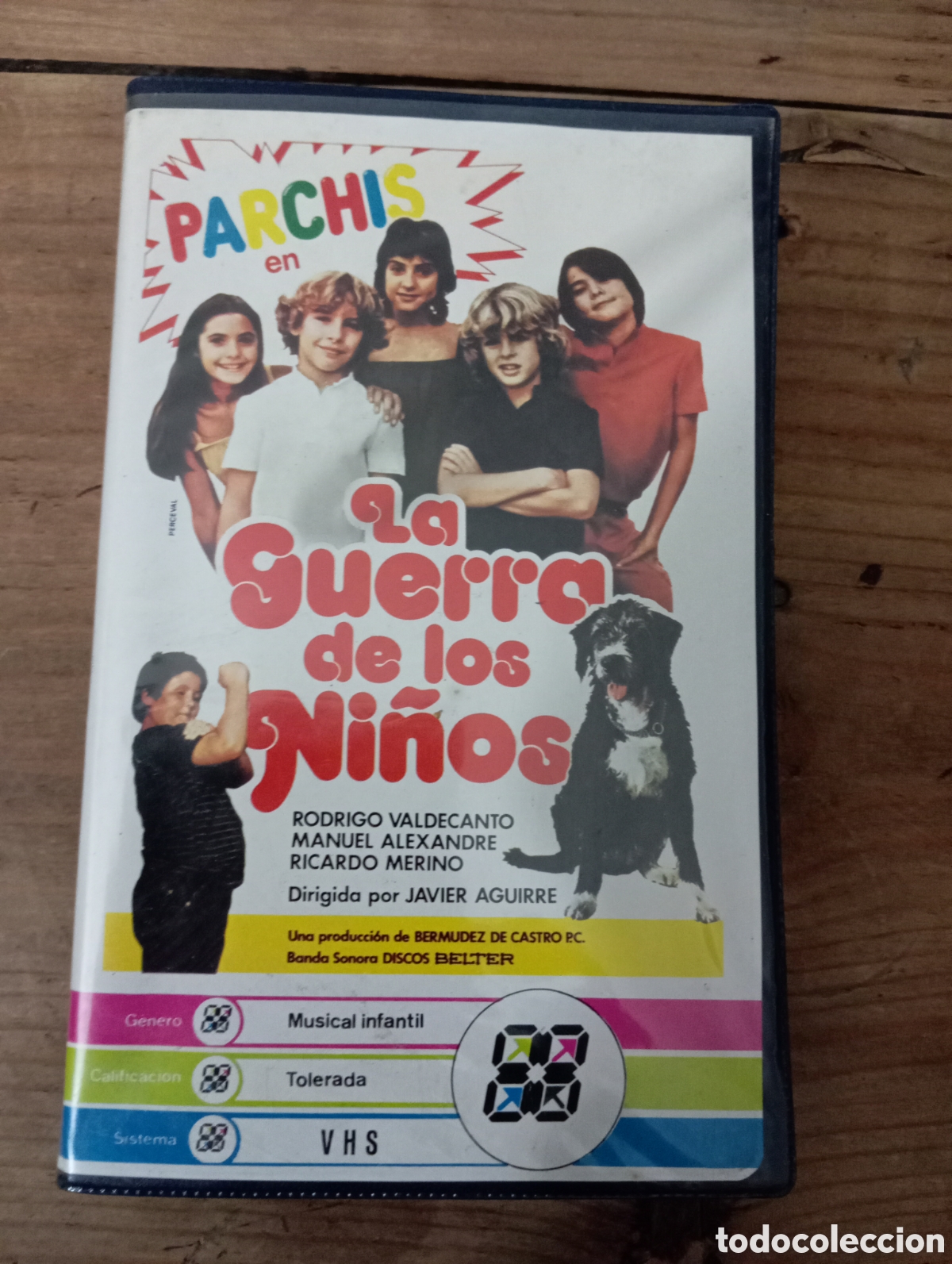 Cine: PARCHIS - LA GUERRA DE LOS NI&Ntilde;OS , 1983 VHS EDICI&Oacute;N VIDEOCLUB