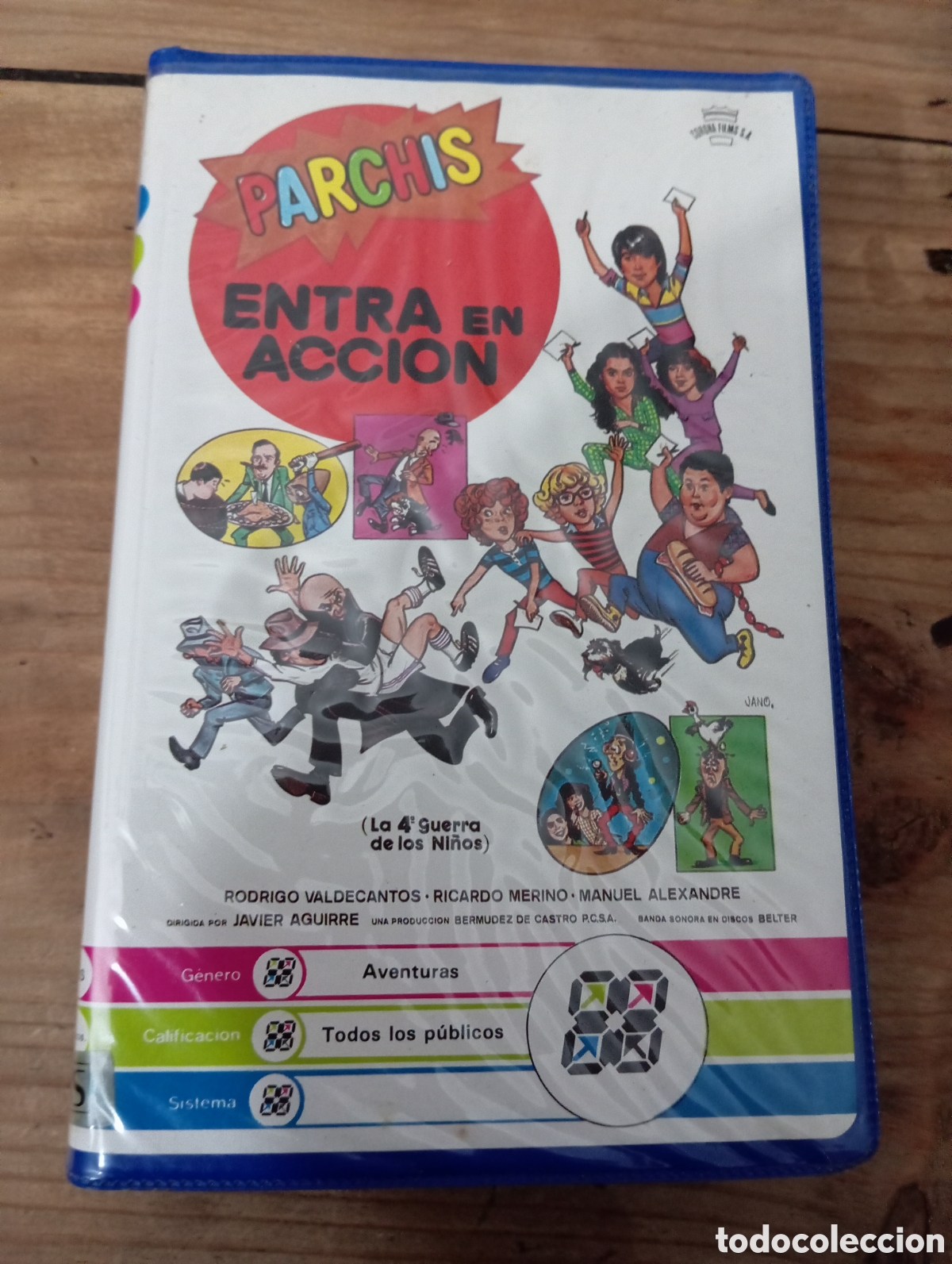Cine: PARCHIS - ENTRA EN ACCION , VHS EDICI&Oacute;N VIDEOCLUB