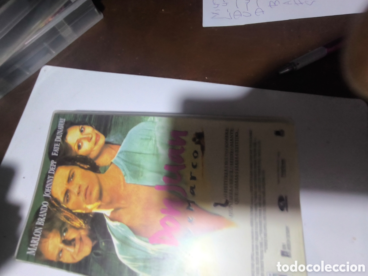 Cine: VHS de don juan de marco .lote.D.n.38