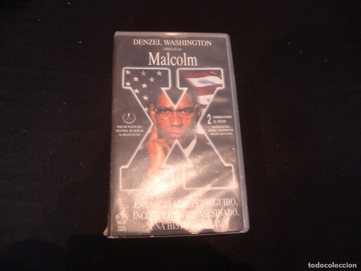 Cine: VIDEO VHS MALCOM X DENZEL WASHINGTON