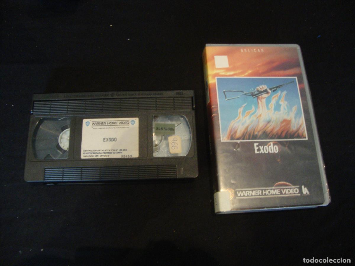 Cine: VIDEO VHS EXODO BELICAS