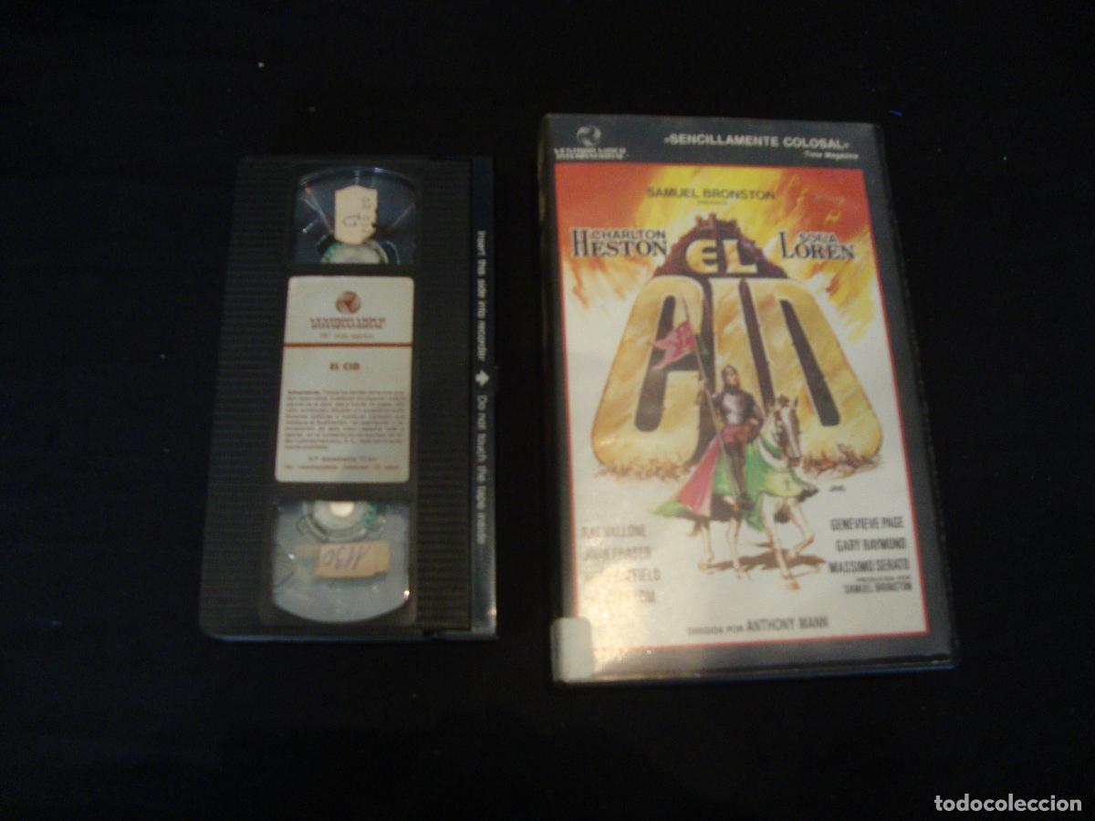 Cine: VIDEO VHS EL CID CHARLTON HESTOSN SOFIA LOREN