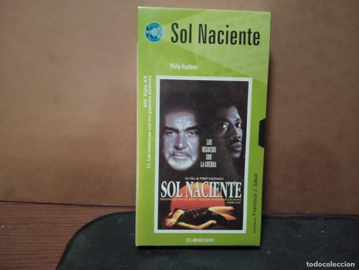 Cine: pelicula vhs &rdquo; Sol naciente &rdquo; precintada