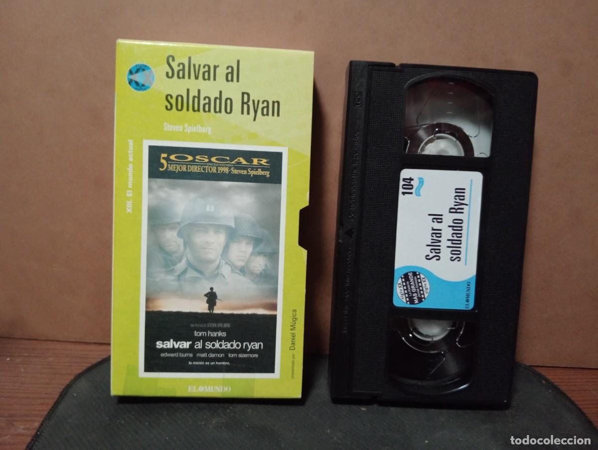 Cine: pelicula vhs &rdquo; Salvar al soldado Ryan&rdquo; como nueva
