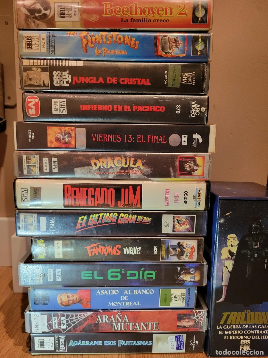 Cine: 16 VHS, LOTE VARIADO, ALGUNA RARA
