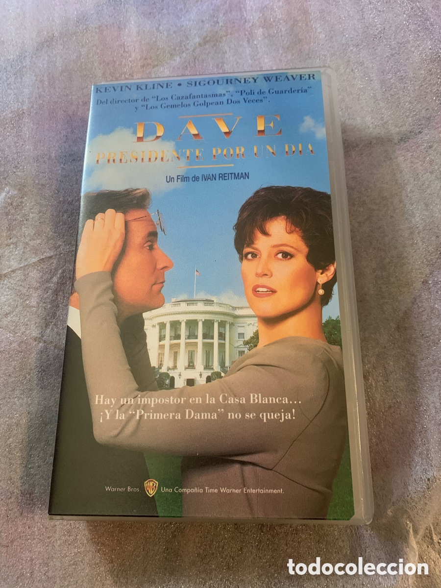 Cine: Dave presidente por un d&iacute;a VER descripci&oacute;n lote VHS