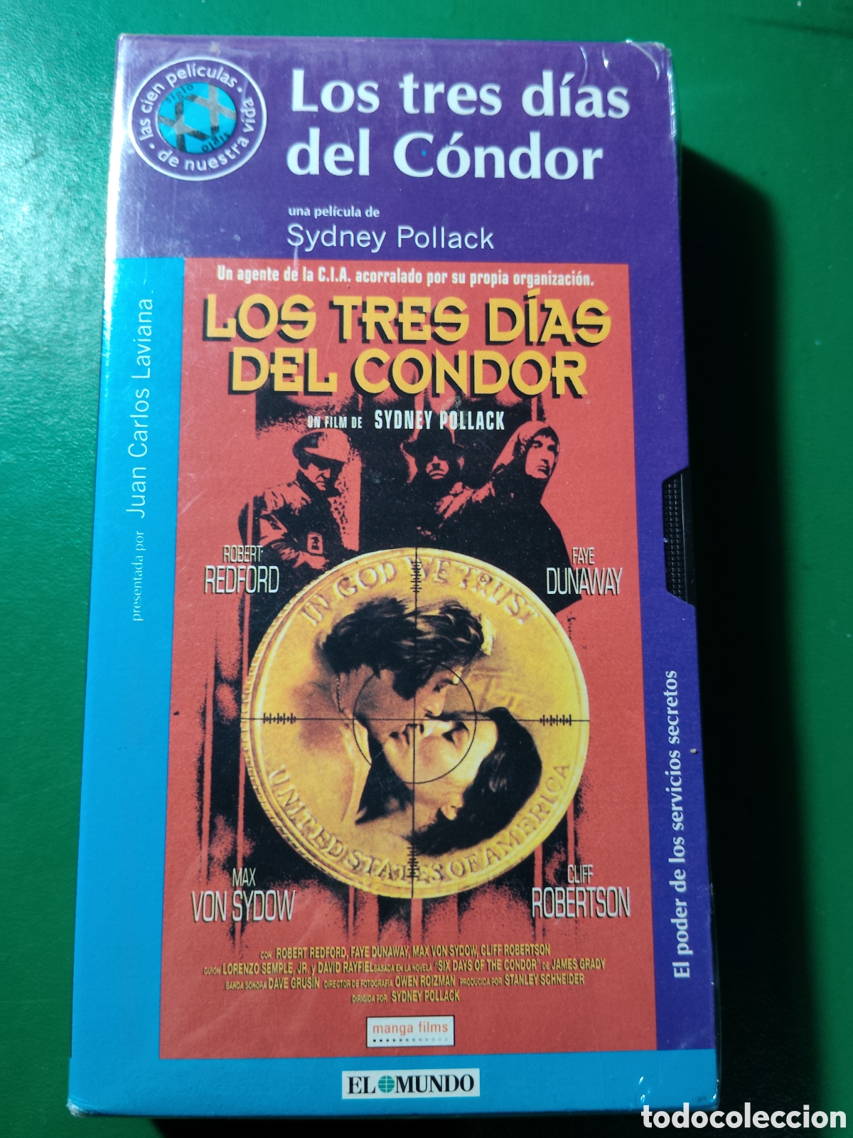 Cine: PEL&Iacute;CULA VHS - LOS TRES D&Iacute;AS DEL C&Oacute;NDOR precintada