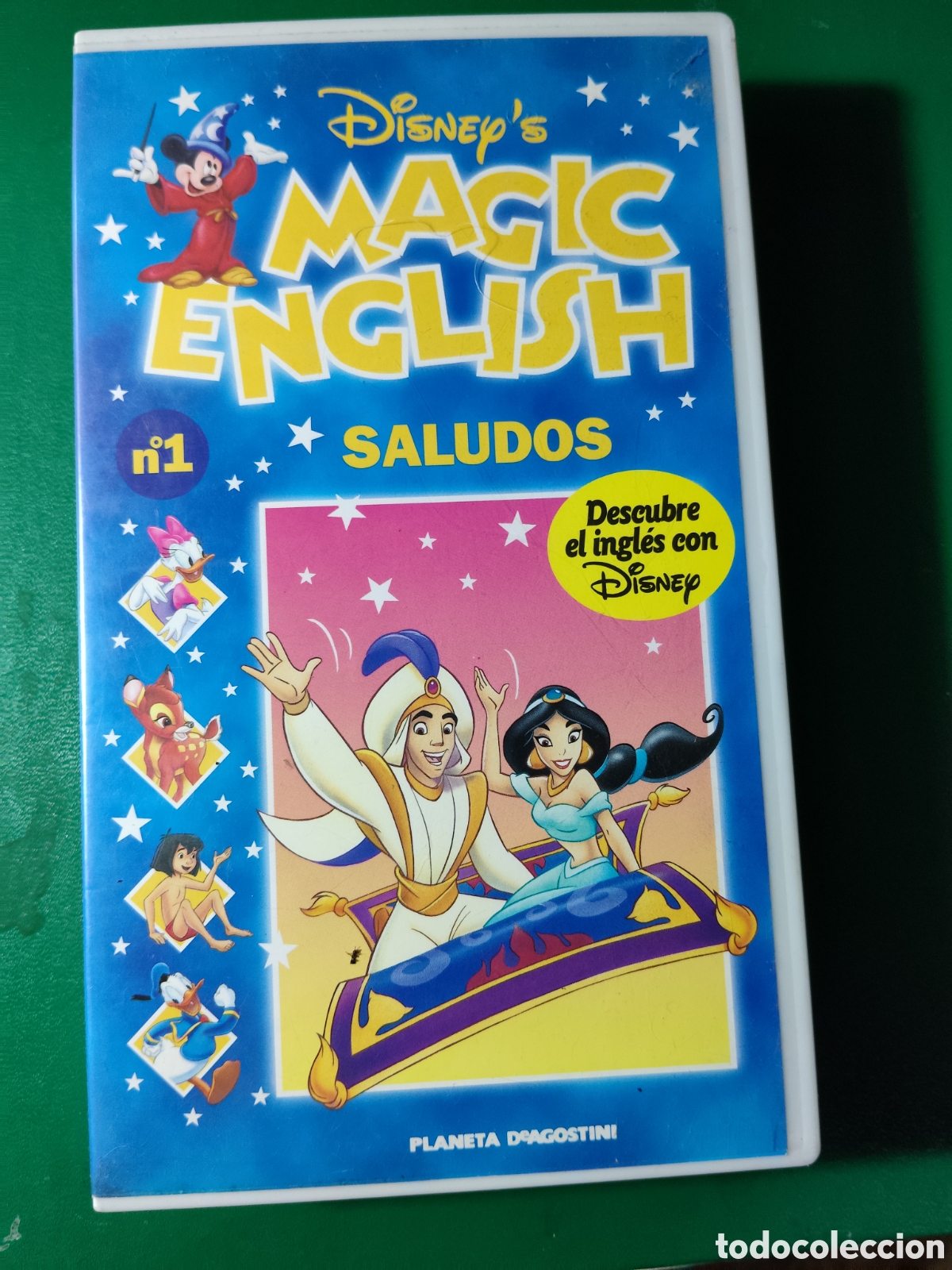 Cine: PEL&Iacute;CULA - SALUDOS - N&ordm; 1 . MAGIC ENGLISH - WALT DISNEY - ORIGINAL - VHS
