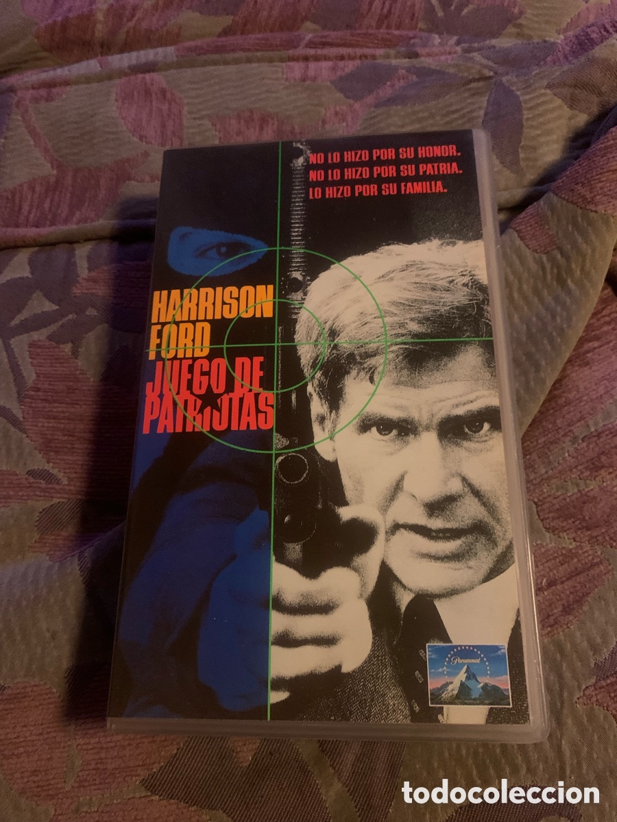 Cine: Juego de patriotas VER descripccion para lote VHS
