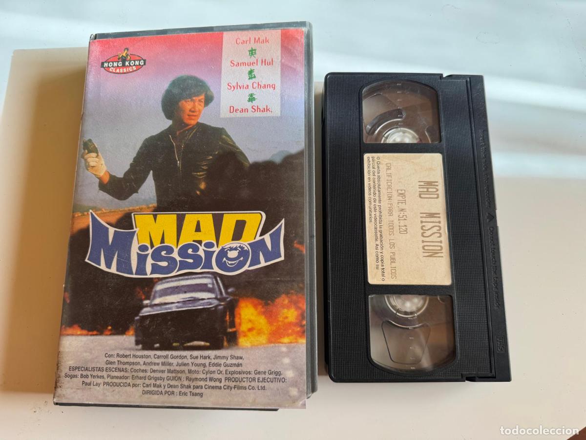 Cine: PELICULA VHS MAD MISSION A&Ntilde;O 198?
