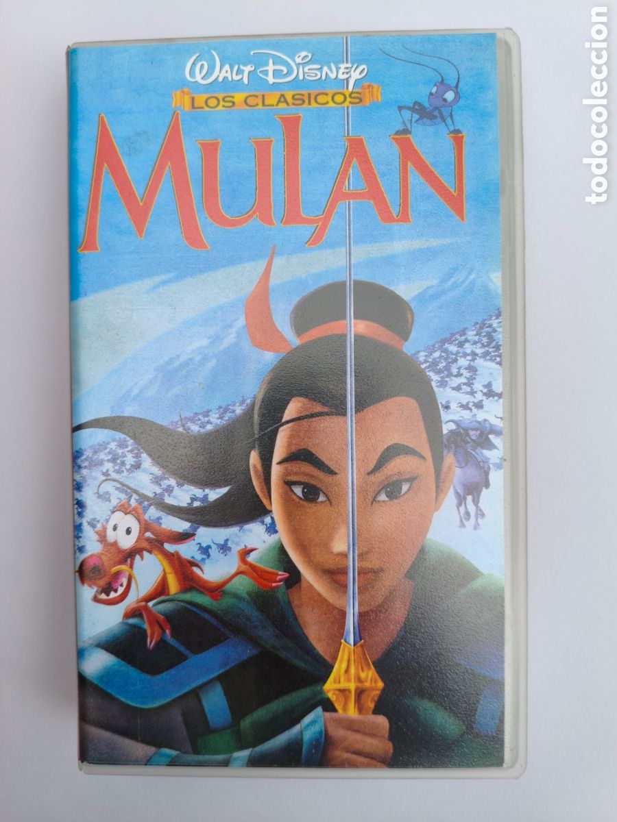 Cine: MULAN &ndash; Walt Disney Los Cl&aacute;sicos &ndash; VHS Original &ndash; Edici&oacute;n Espa&ntilde;ola (Buena Vista) &ndash; Excelente Estado