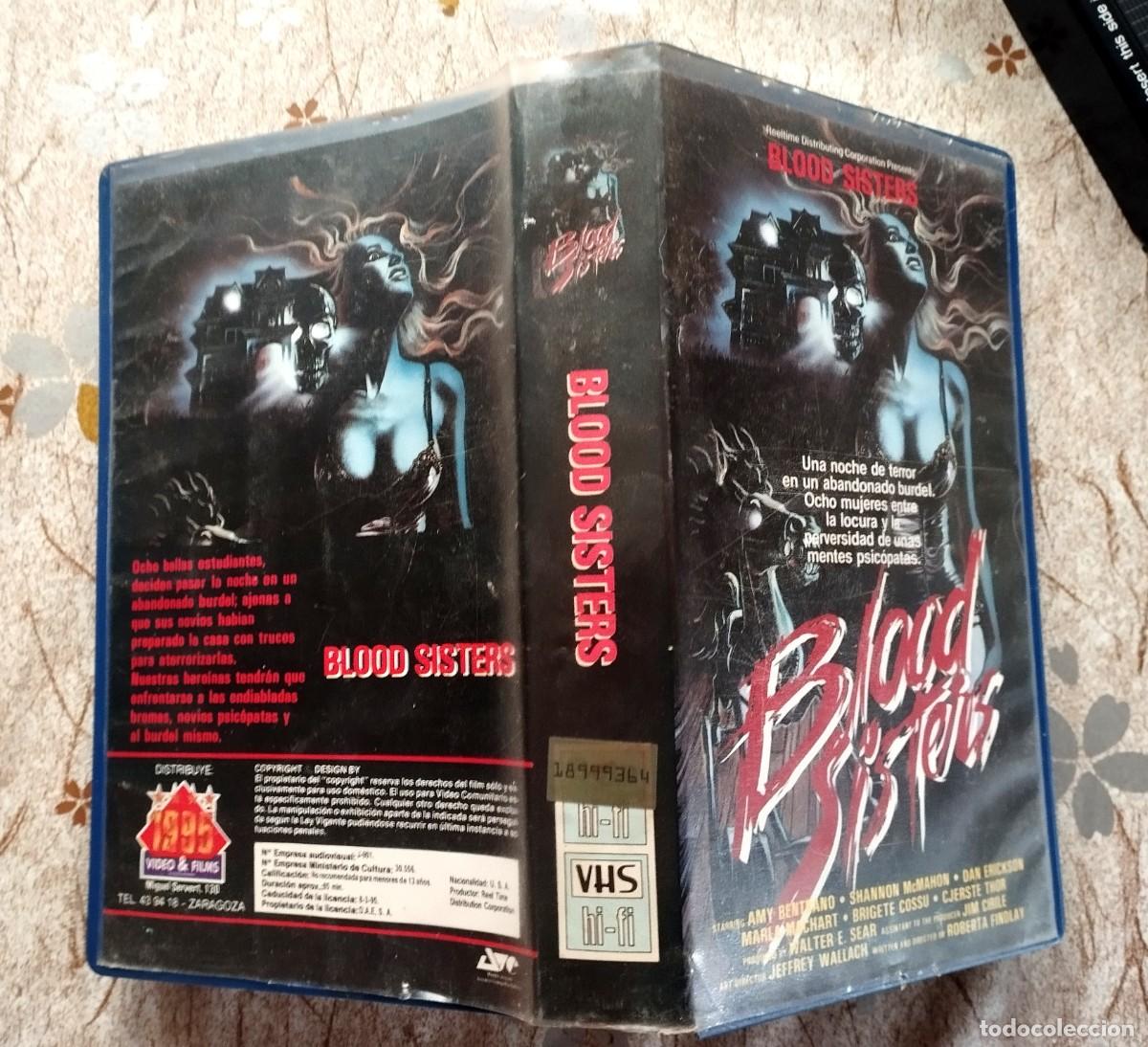 Cine: Pelicula VHS BLOOD SISTERS / CINE DE TERROR / CINE GORE / CINE DE CULTO / SLASHER