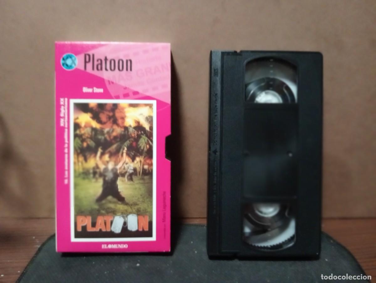 Cine: pelicula vhs &rdquo; Platoon &rdquo; como nueva