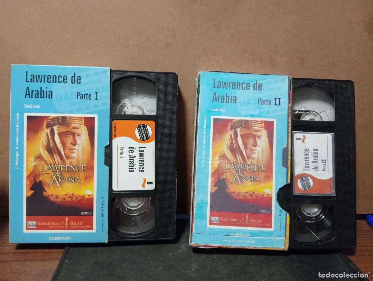 Cine: pelicula vhs &rdquo;Lawrence de Arabia &rdquo; en dos partes