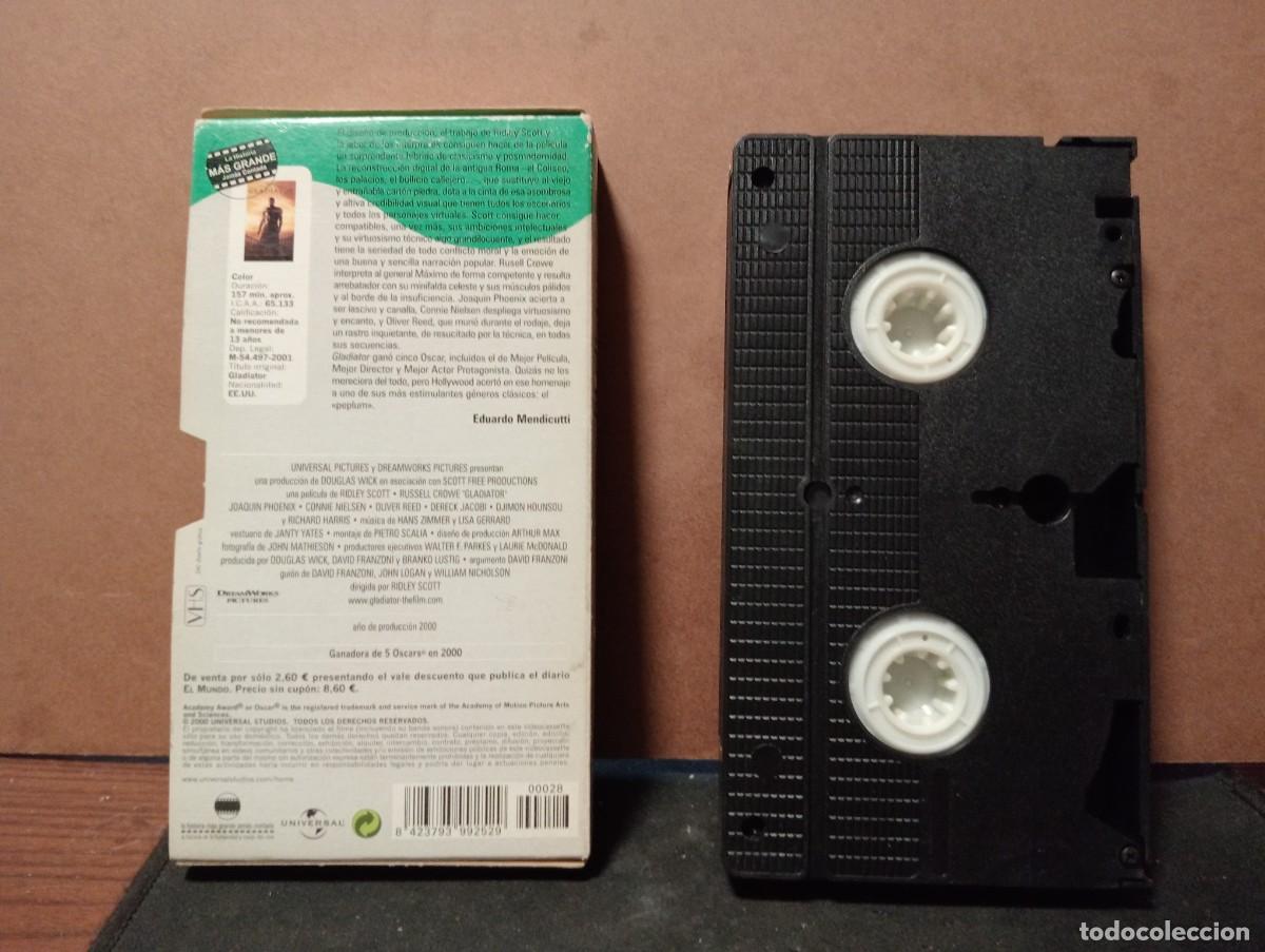 Cine: pelicula vhs &rdquo; Gladiator &rdquo; como nueva - Foto 2