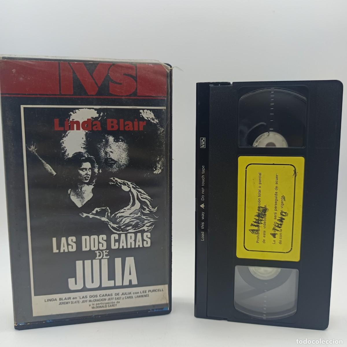 Cine: Las dos caras de Julia &ndash; VHS IVS Video &ndash; Linda Blair Wes Craven &ndash; pel&iacute;cula terror a&ntilde;os 80