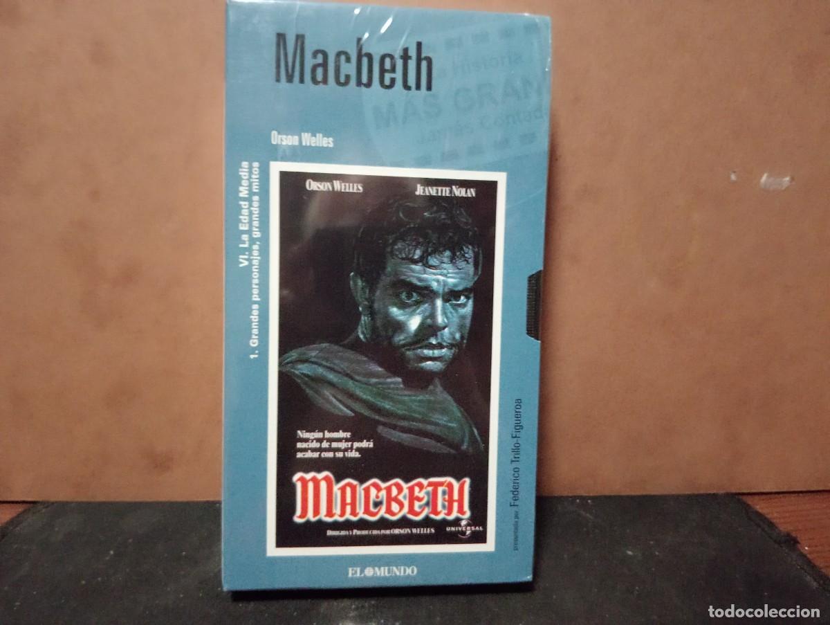 Cine: pelicula vhs&rdquo; Macbeth&rdquo; precintada