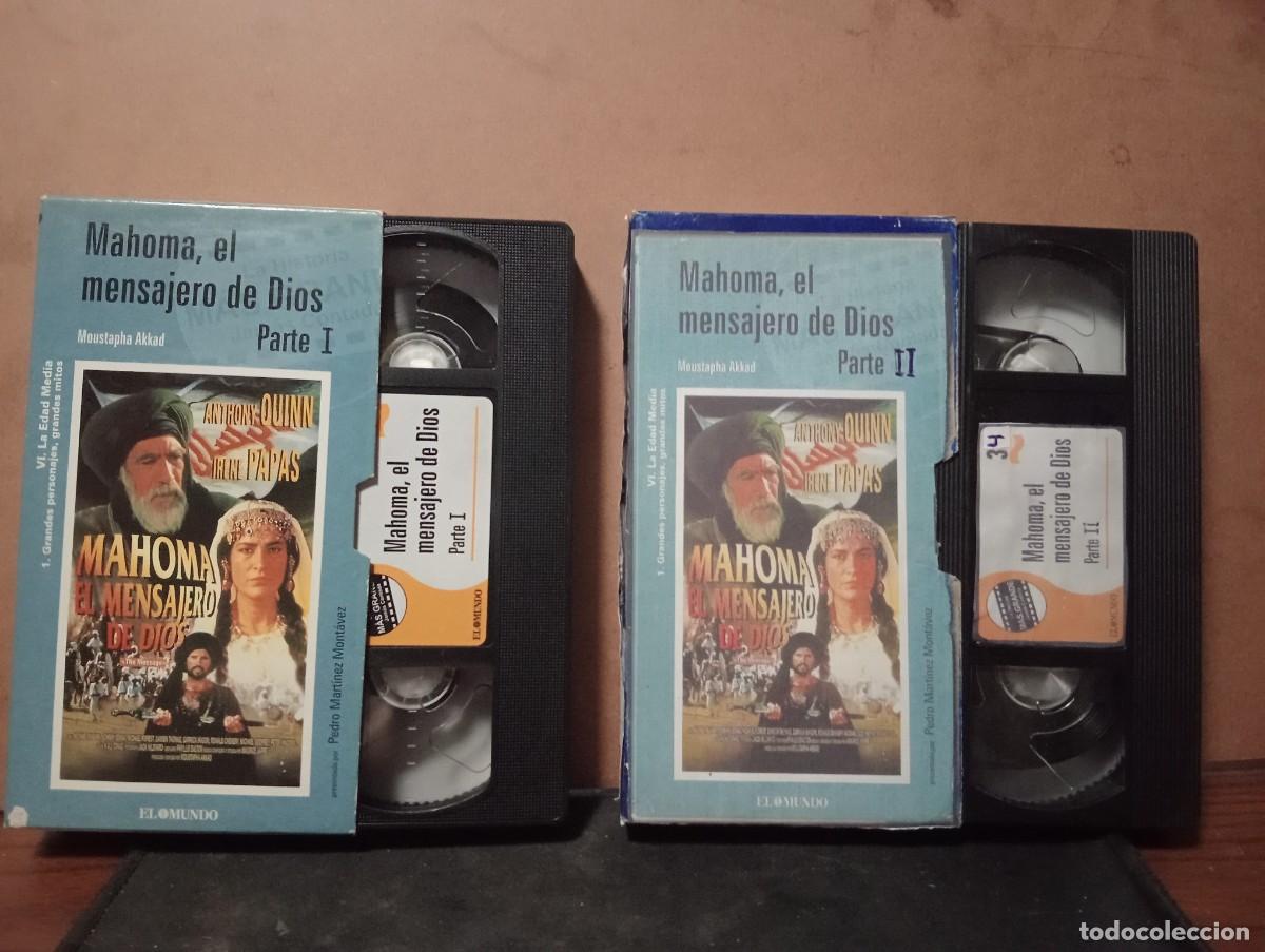Cine: pelicula vhs&rdquo; Mahoma el mensajero de Dios &rdquo; en dos partes