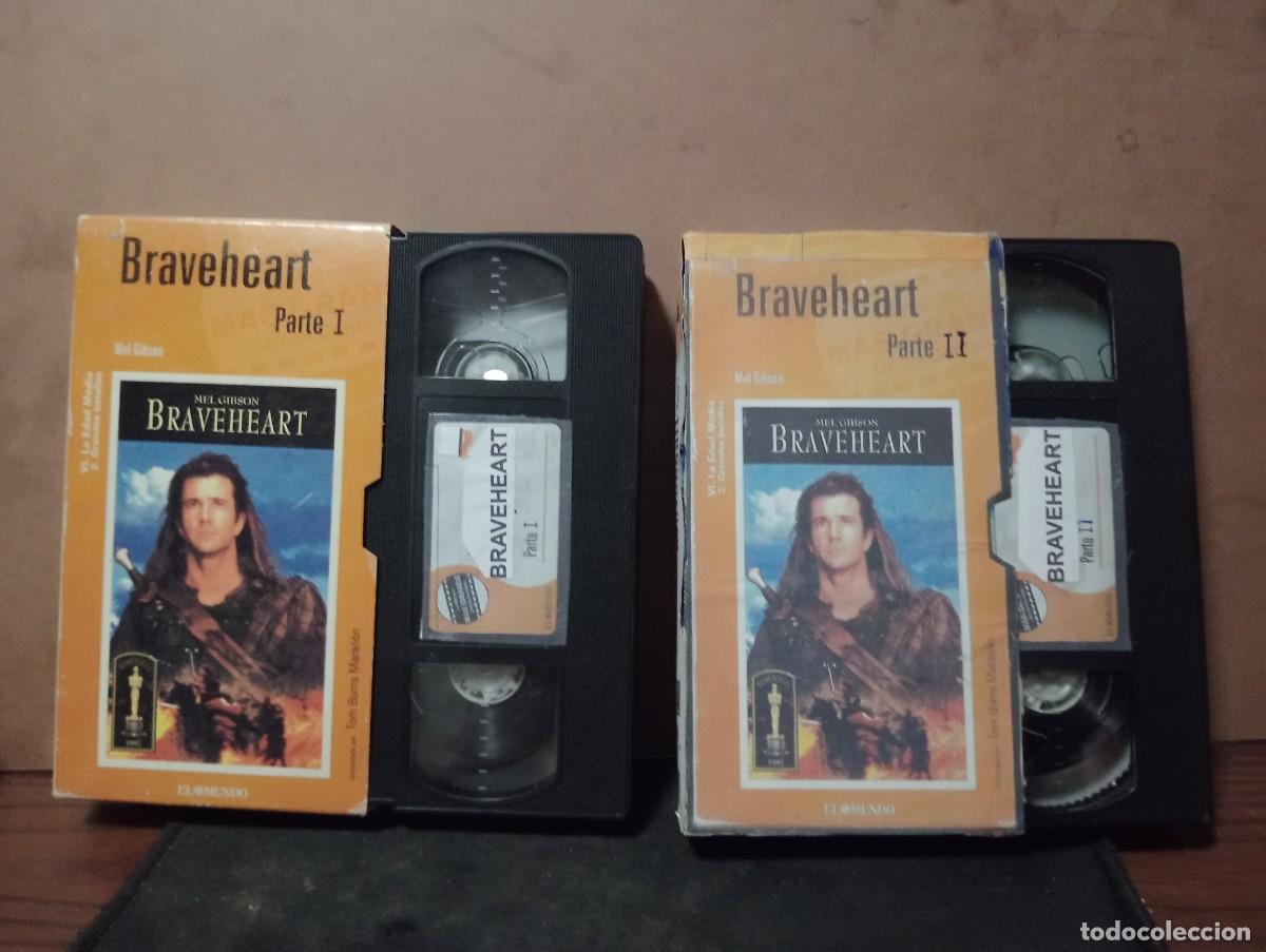 Cine: pelicula vhs&rdquo; Braveheart &rdquo; en dos partes