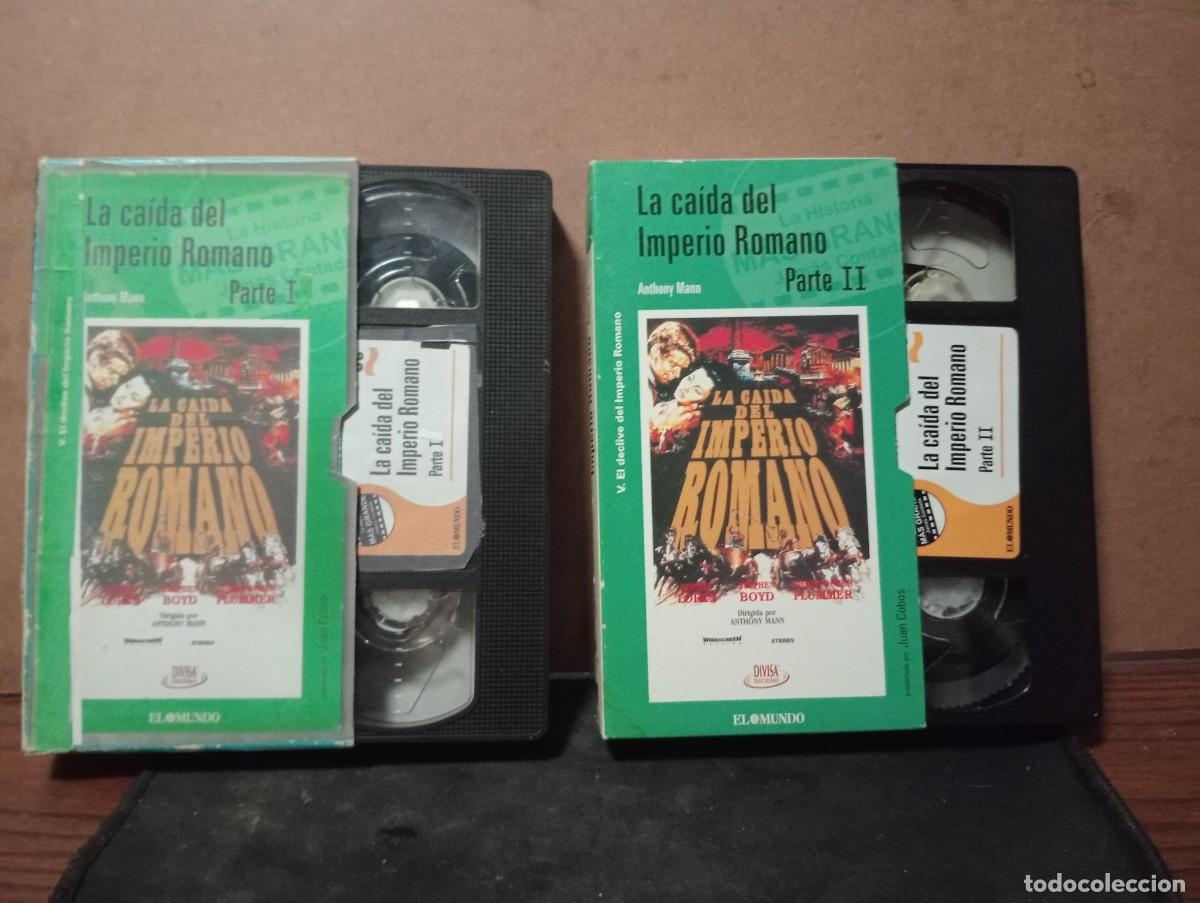 Cine: pelicula vhs&rdquo; La caida del imperio Romano&rdquo; en dos partes