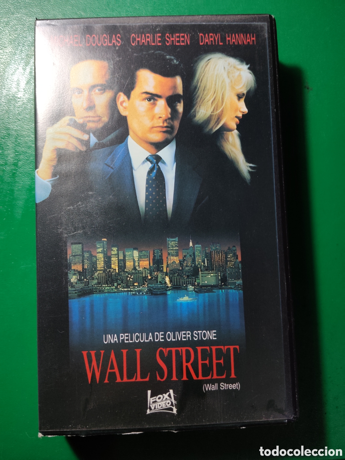 Cine: Wall street- vhs- michael douglas- charlie sheen-