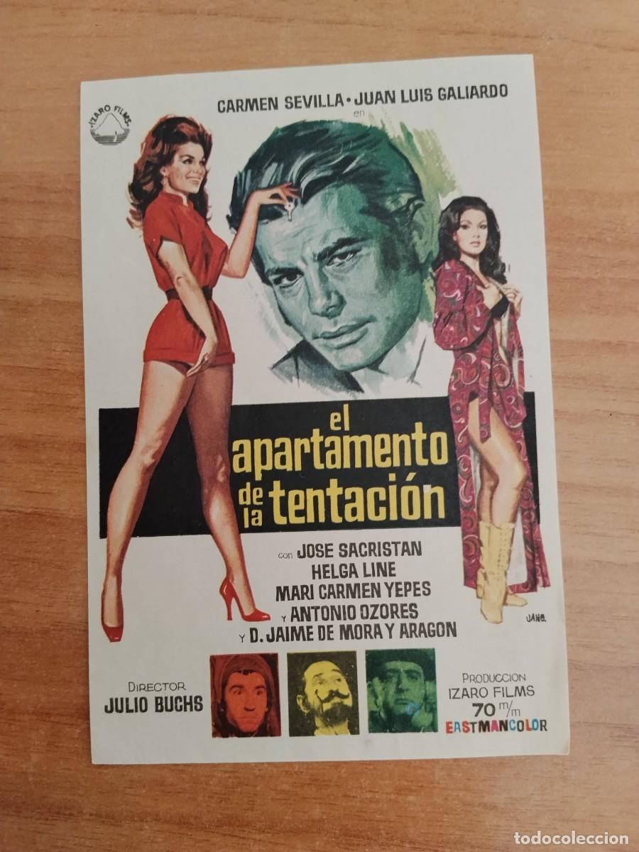Cine: ROSA-PROGRAMA DE LA PELICULA --EL APARTAMENTO DE LA TENTACION