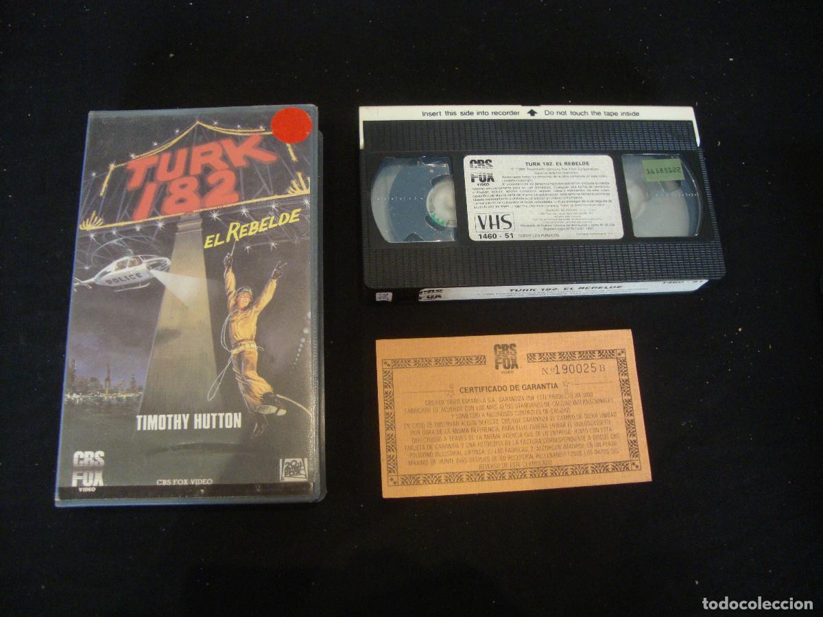 Cine: VIDEO VHS TURK 182 EL REBELDE