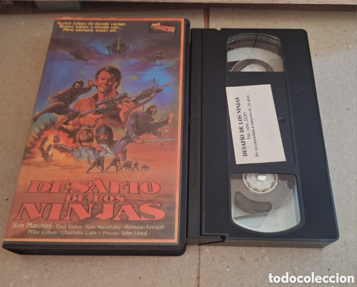 Cine: Desafio de los Ninjas VHS Artes Marciales