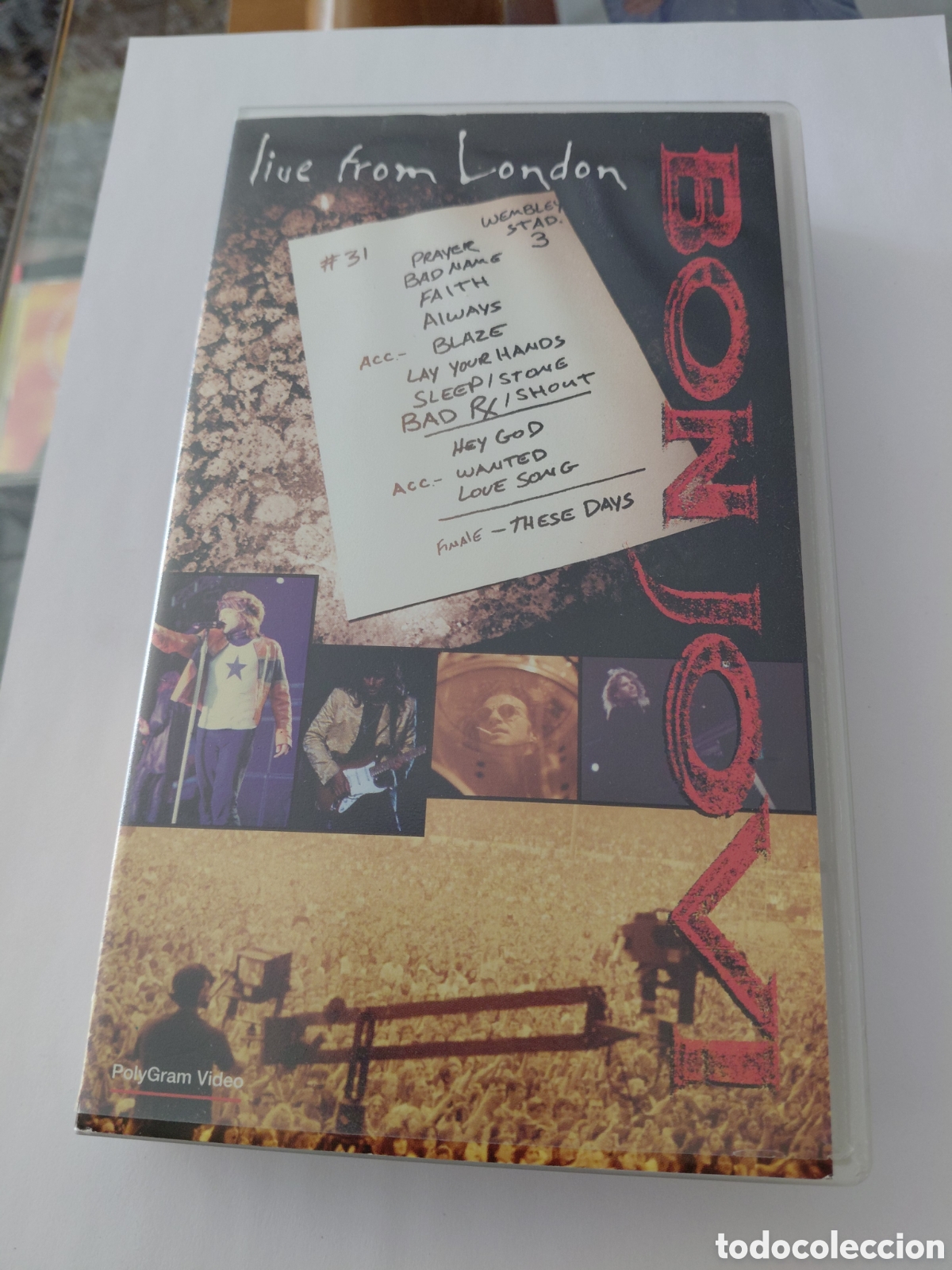 Cine: Cinta vhs bon jovi live from london