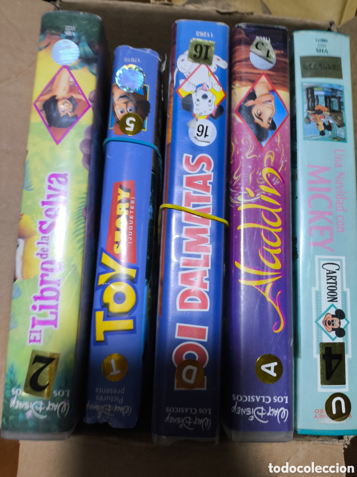 Cine: Lote de 5 pel&iacute;culas de Walt disney.lote cala.n.8