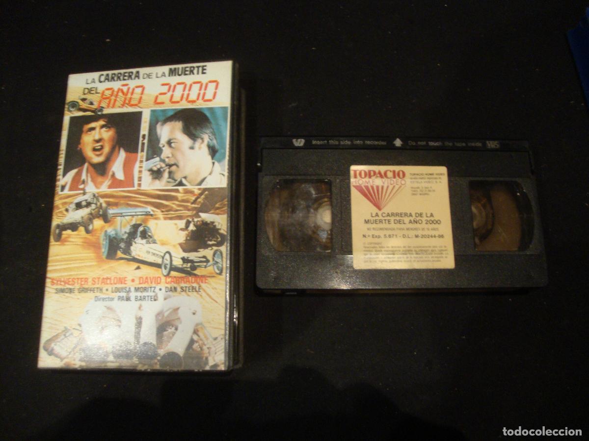Cine: VIDEO VHS LA CARRERA DE LA MUERTE DEL A&Ntilde;O 2000