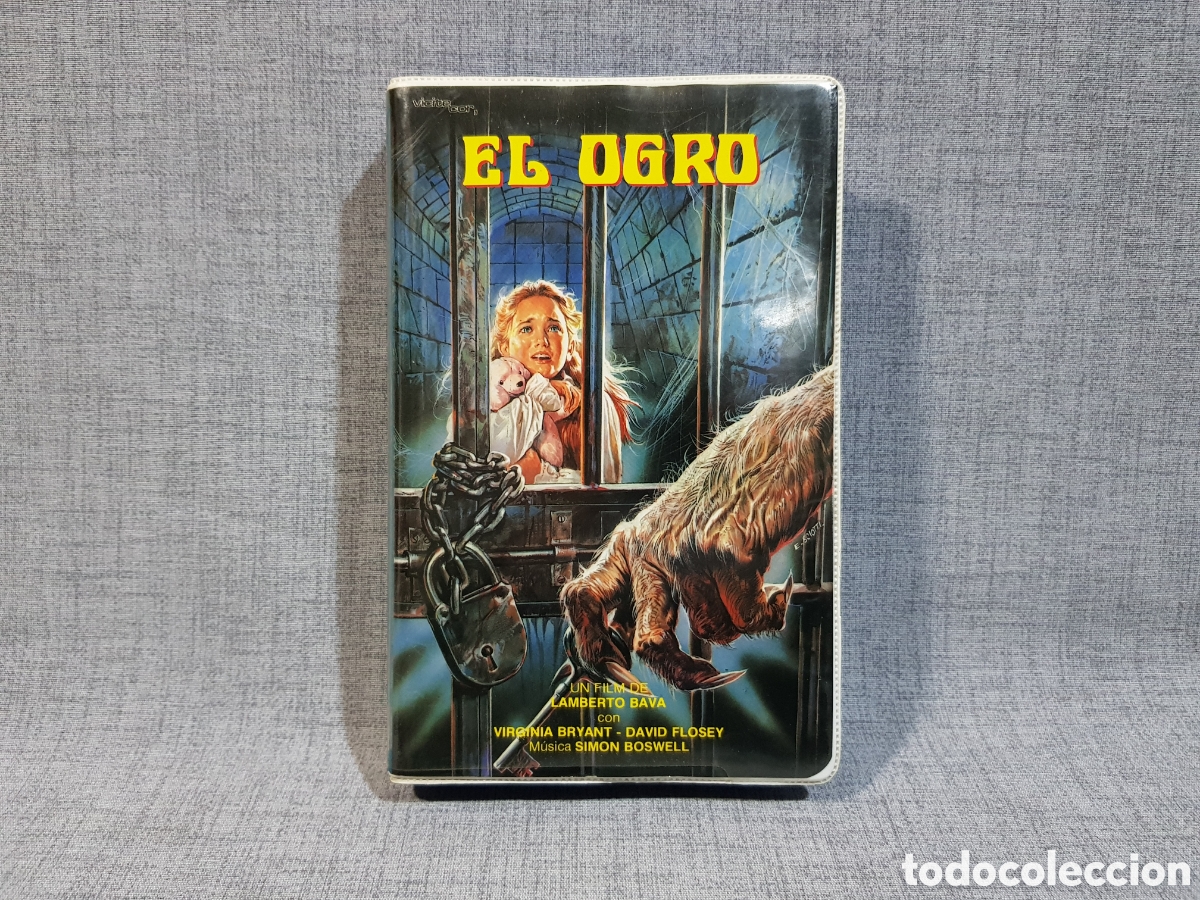 Cine: VHS EL OGRO. LAMBERTO BAVA. CAJA GORDA DE VIDEOCLUB. 1987