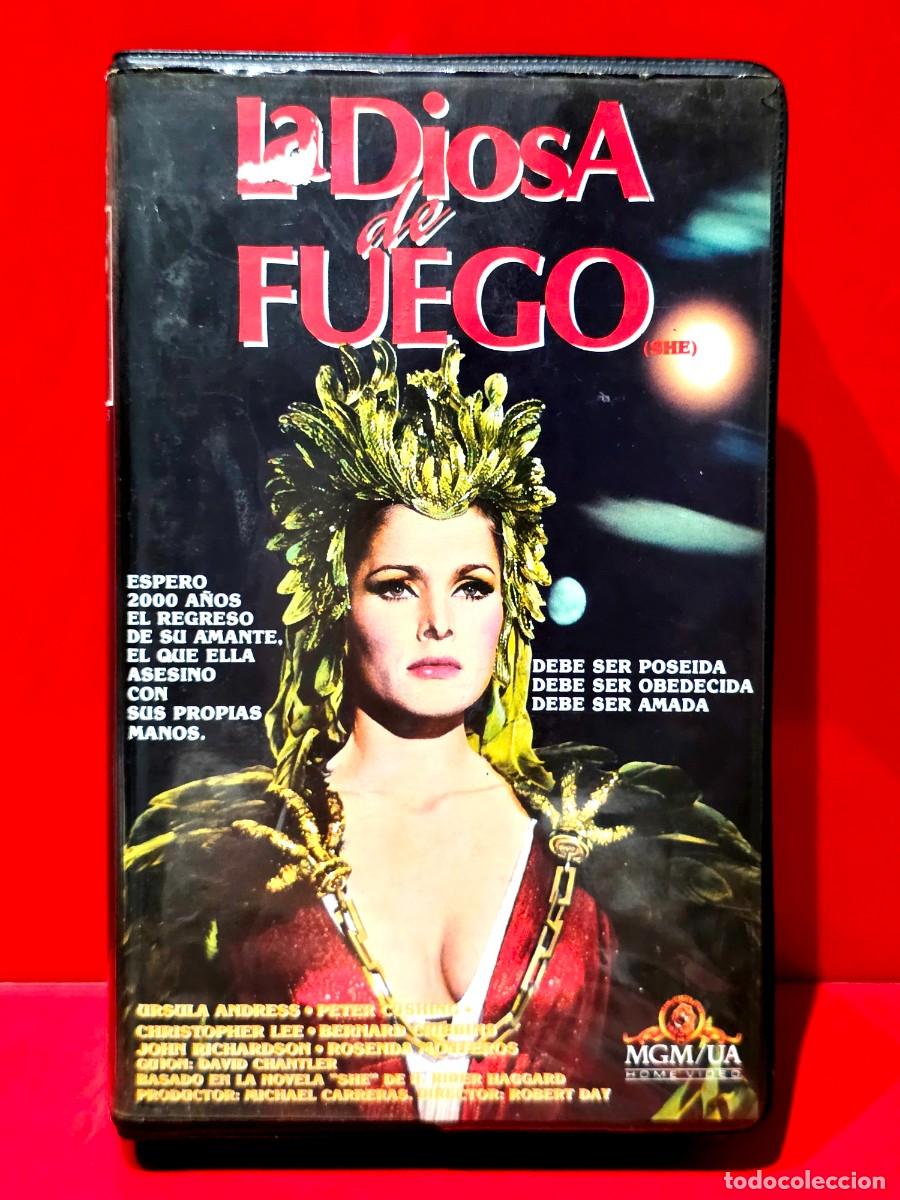Cine: LA DIOSA DE FUEGO (She) - Ursula Andress, Peter Cushing, Christopher Lee, Robert Day - HAMMER
