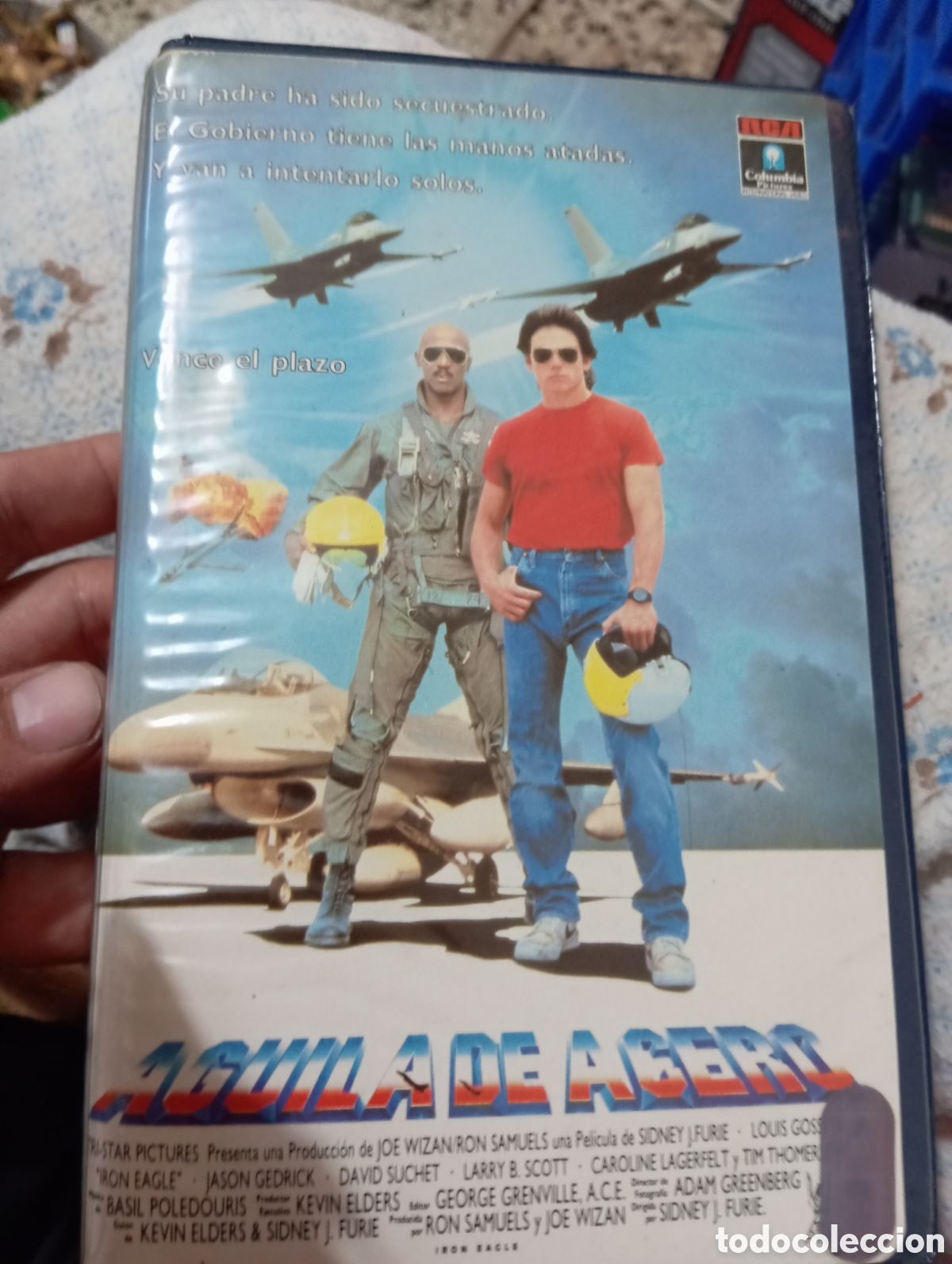 Cine: AGUILA DE ACERO , VHS 1987 EDICION VIDEOCLUB