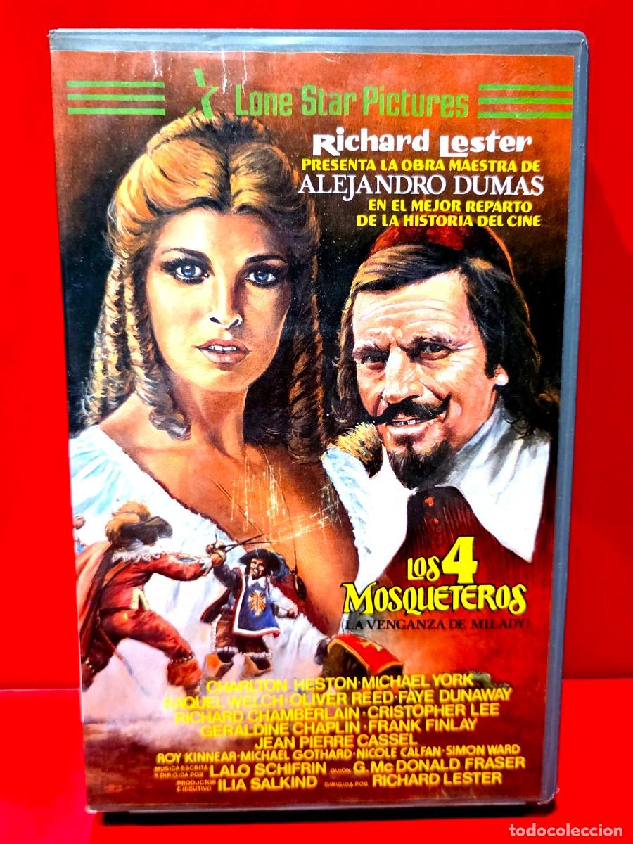 Cine: LOS 4 MOSQUETEROS, La venganza de Milady- Dir: Richard Lester- Charlton Heston- Raquel Welch