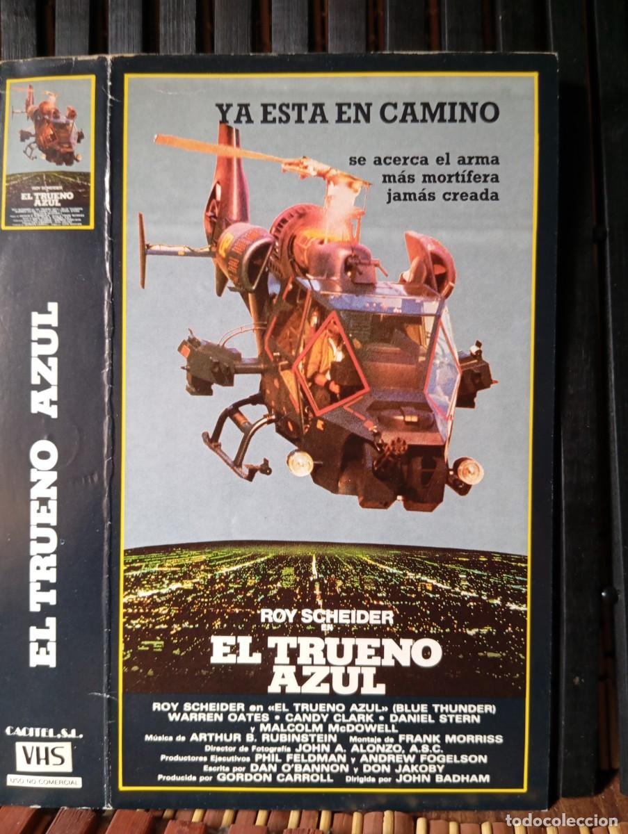 Cine: El Trueno Azul Car&aacute;tula (Cacitel) VHS TV + Marco